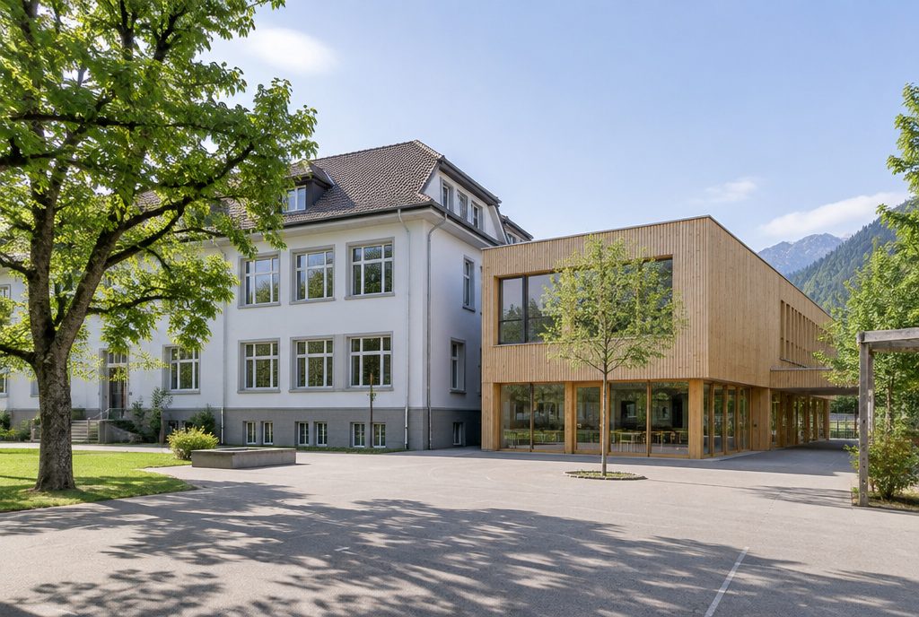 Zürich, Schule Stettbach – Umbau und Sanierung
